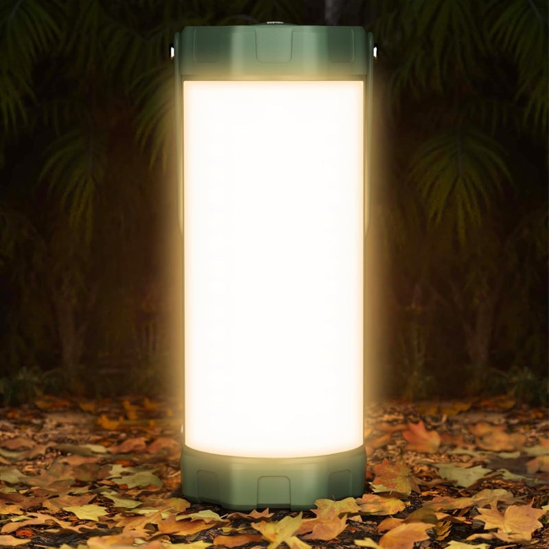 Glocusent 106 LED Camping Lights, Up to 80Hrs, 5000mAh Camping Lantern Rechargeable with 5 Brightness 3 Modes & SOS, IP68 Waterproof, Max 1200LM, Lanterns for Power Outages Hiking Emergency Hurricane - Image 1